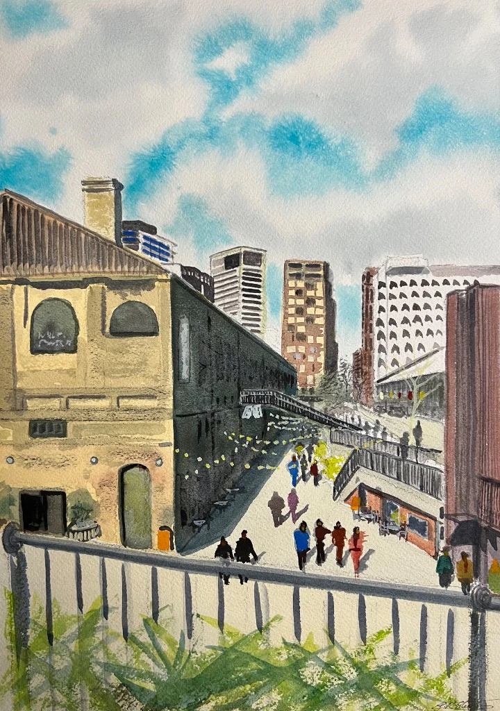 London collection - therapeutic watercolour paintings by Simon Robin Stephens