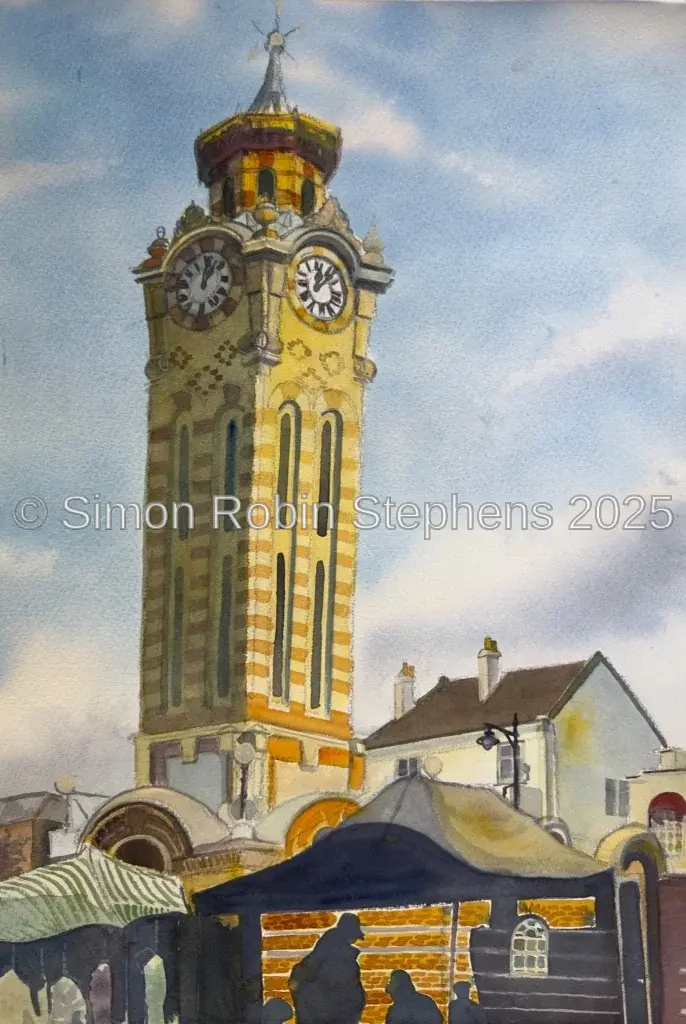 Epsom Clock Tower Market — Morning Light in the Heart of Surrey