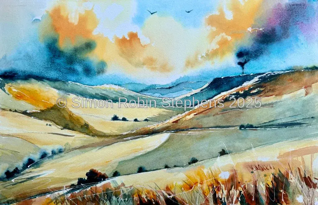 Home Imagined - Watercolour by Simon Robin Stephens