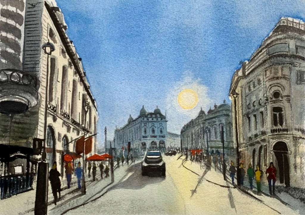 London collection - therapeutic watercolour paintings by Simon Robin Stephens