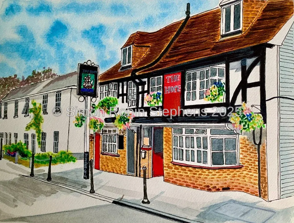 The Hope, Carshalton - 🎨 Original Watercolor Wall Art: The Hope, Carshalton

Honor Carshalton's spirit of optimism with th