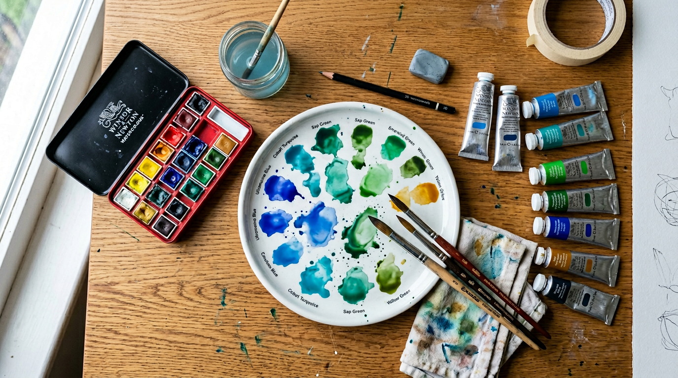 The Best Watercolour Paints for Beginners (My Honest UK Recommendations) - Simon Robin Stephens Art blog