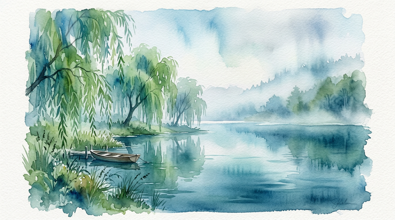 Finding Calm in Colour: Why Blue and Green Work So Well in Watercolour Therapy - Simon Robin Stephens Art blog