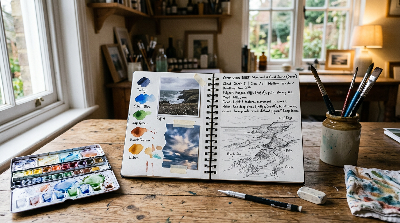 What Makes a Good Commission Brief - Simon Robin Stephens Art blog