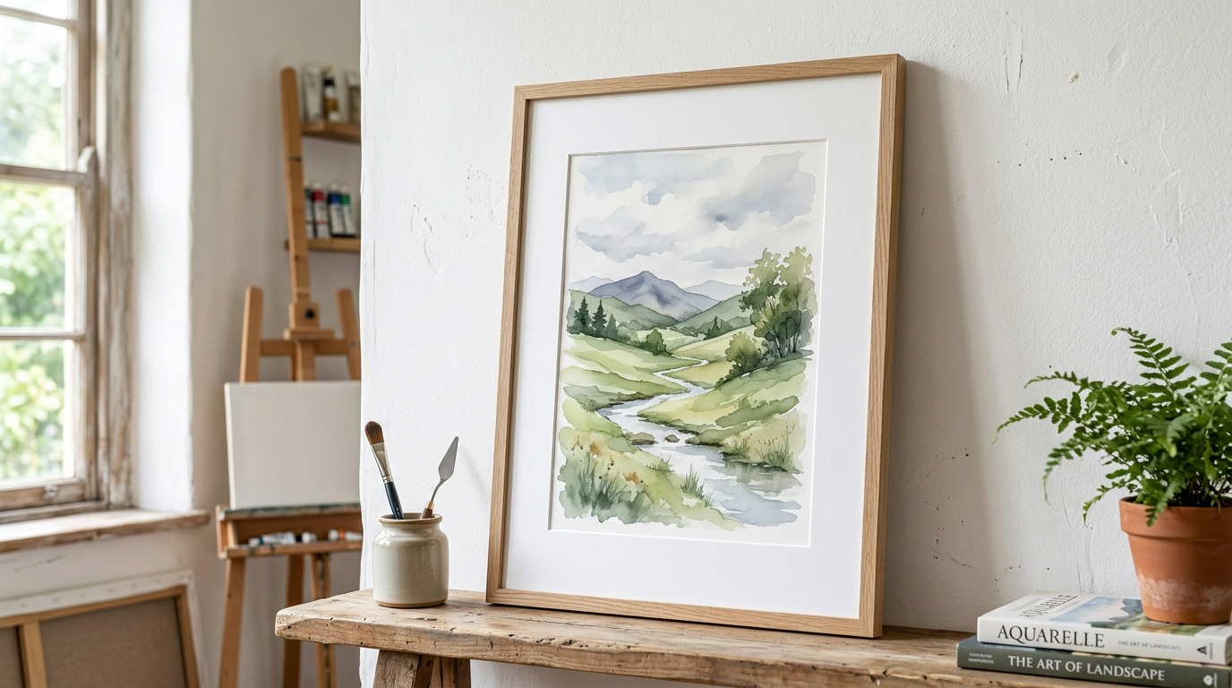 How to Frame Watercolour Art — A Painter's Practical Guide - Simon Robin Stephens Art blog