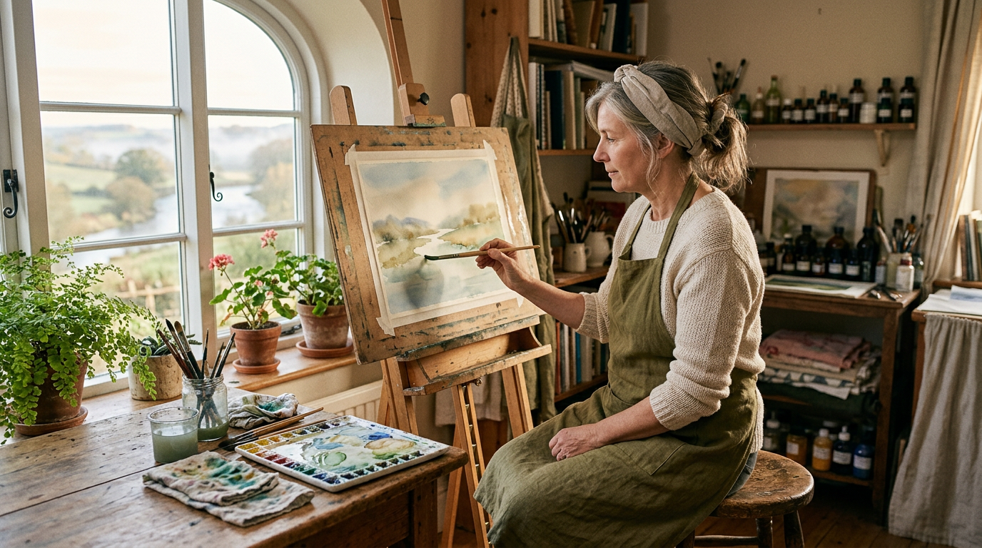 Mindful Painting — How to Slow Down and Actually Enjoy Making Art - Simon Robin Stephens Art blog
