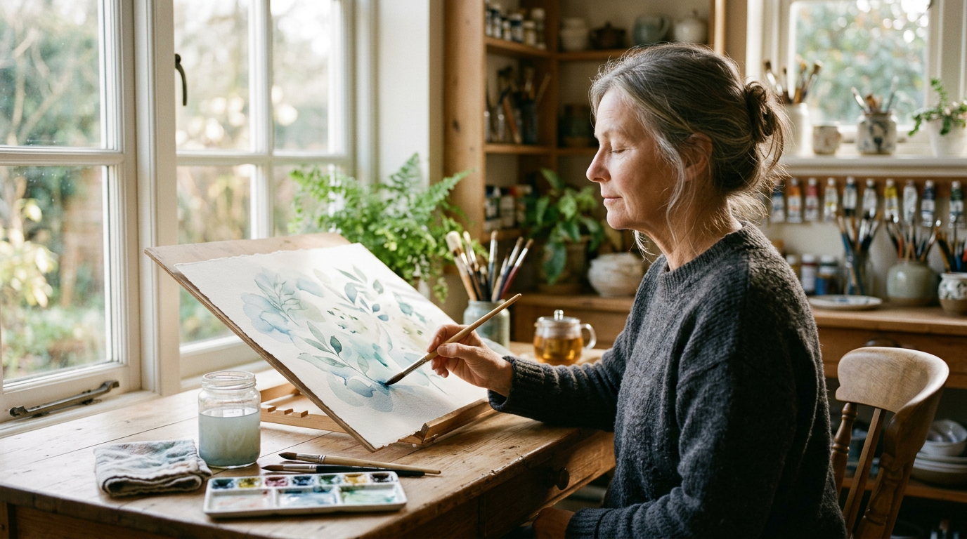 Painting as Meditation: A Beginner's Guide to Mindful Art Practice - Simon Robin Stephens Art blog