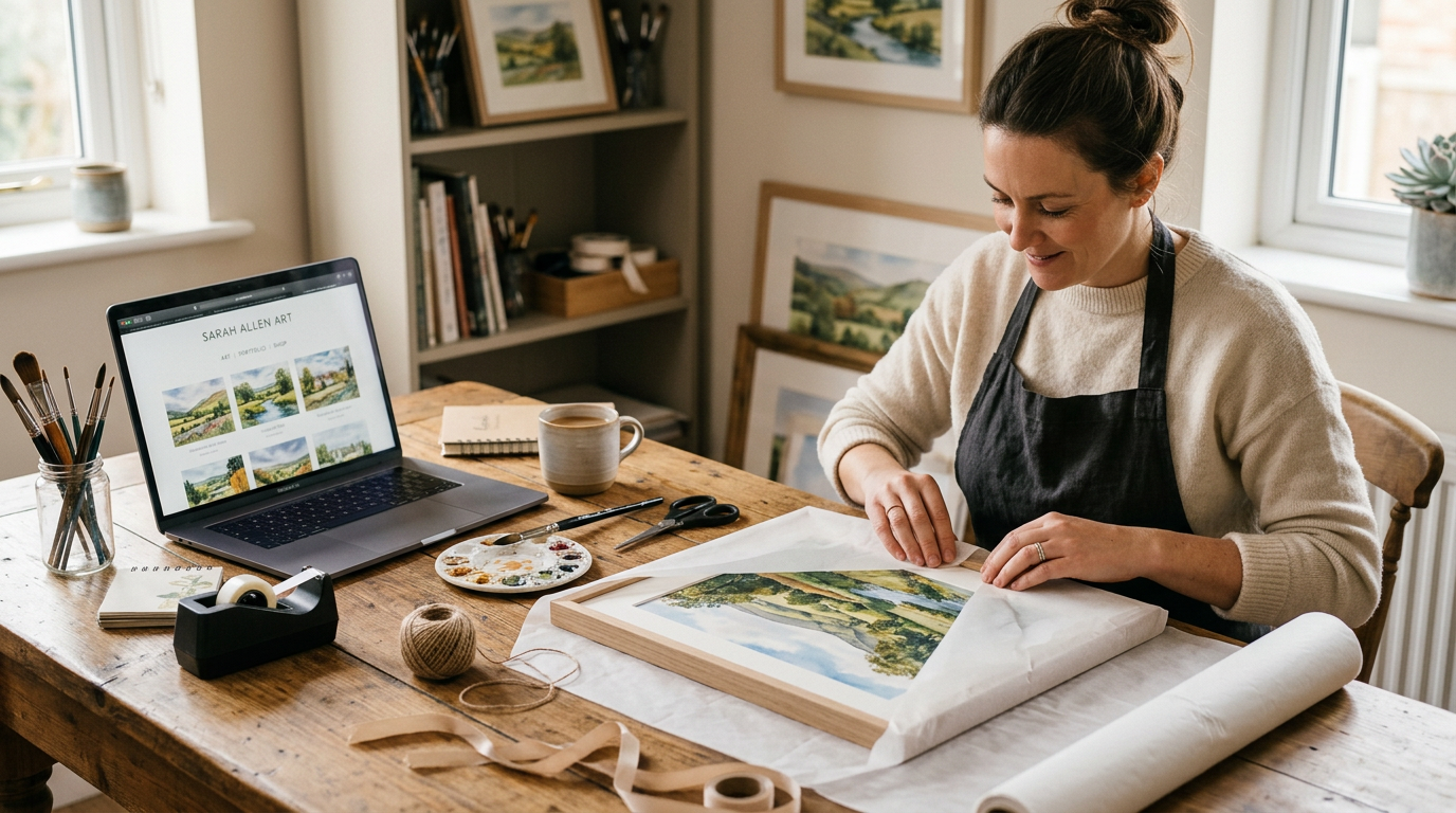 Selling Art Online in the UK — What Actually Works - Simon Robin Stephens Art blog