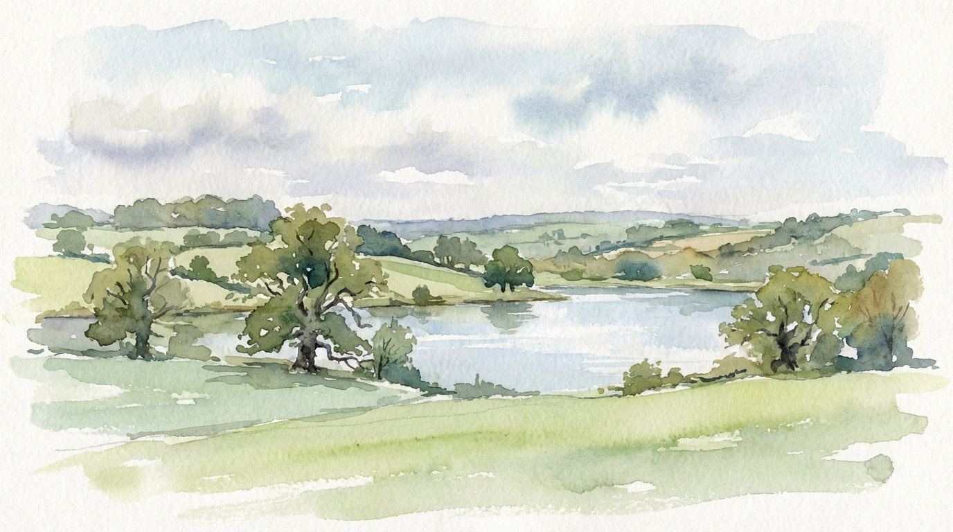 Five Surrey Landscapes That Help Me Reset (And Why I Keep Painting Them) - Simon Robin Stephens Art blog