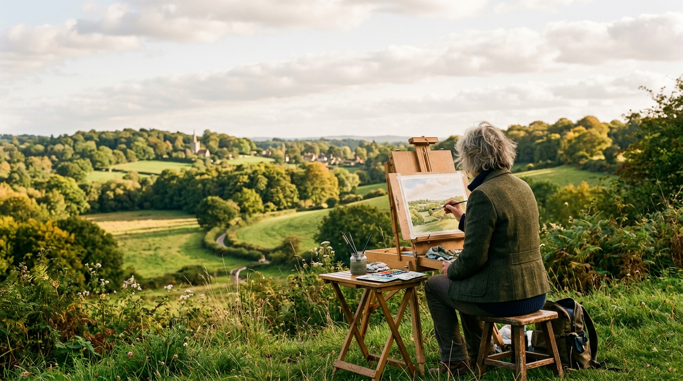 Why I Paint Landscapes Not Portraits - Simon Robin Stephens Art blog
