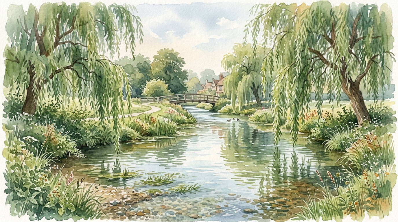 Why I Paint Near Water — Landscape, Memory, and the River Wandle - Simon Robin Stephens Art blog